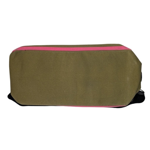 Andy Warhol x Loop Campbell Soup Pink Striped Large Duffel Bag Travel Pop Art - Picture 15 of 16